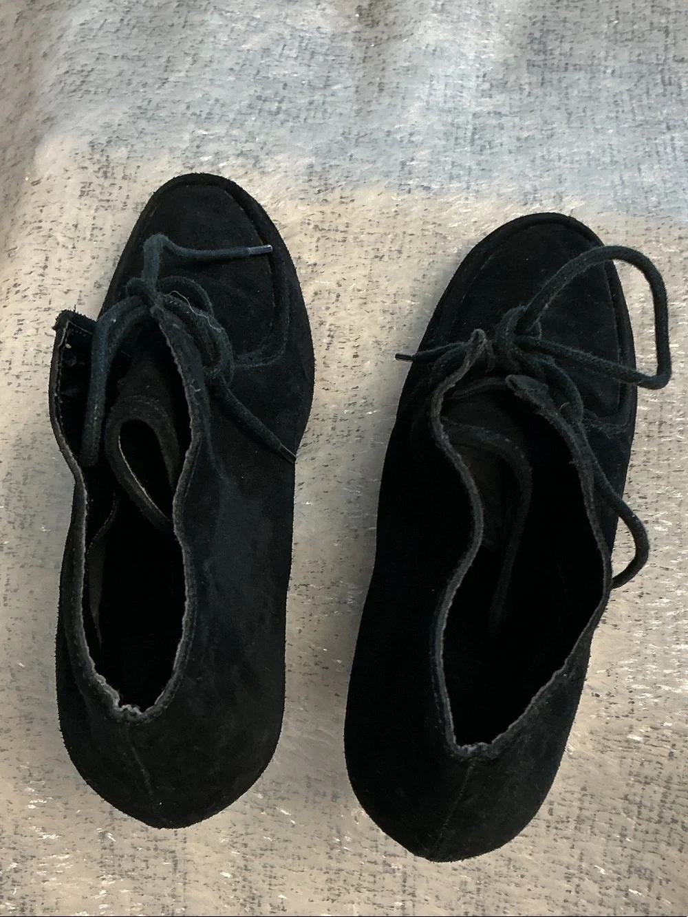 Dolce Vita Black Suede Ankle Booties